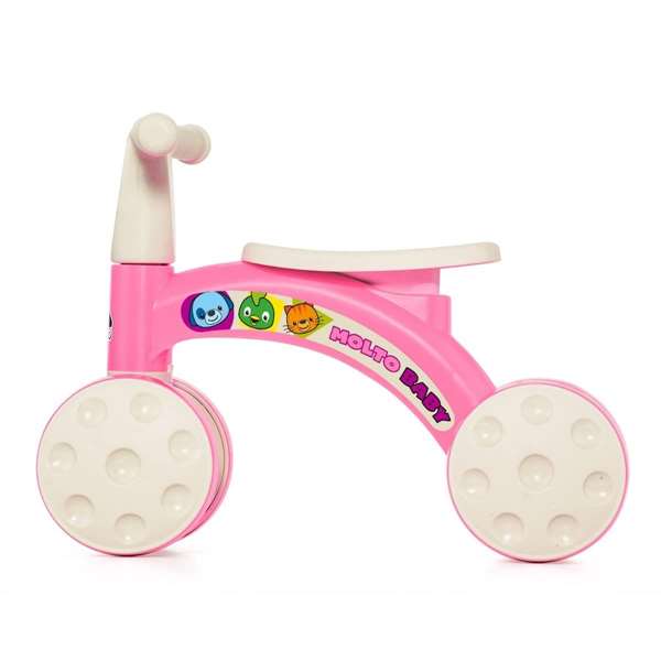 Molto Mon premier chariot de marche rose avec roues en caoutchouc pour enfants dès 1 an - 48x37x18 cm Molto Mon premier chariot de marche rose avec roues en caoutchouc pour enfants dès 1 an - 48x37x18 cm