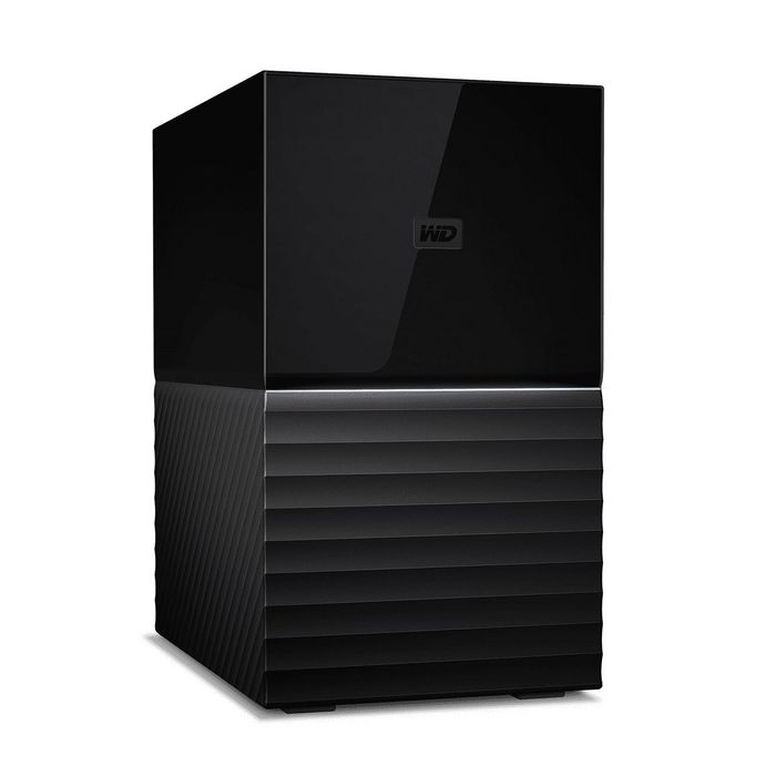 Western Digital My Book Duo - Disque de bureau RAID - 24 To - USB 3.0 et Type-C - Hub 2 ports USB - Chiffrement 256-bit AES