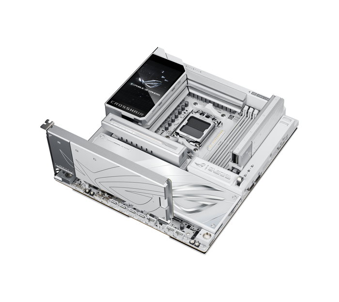 Asus ROG CROSSHAIR X870E GLACIAL E-ATX White