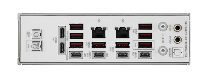 Asus ROG CROSSHAIR X870E GLACIAL E-ATX White