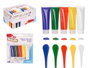 Pincello Lot de 5 gouaches 30 ml, non toxiques, 18x20,5x3 cm (Set de 36)