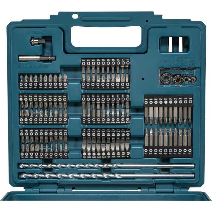 Makita E-11689 Jeu de forets et d'embouts 256 pièces Makita E-11689 Jeu de forets et d'embouts 256 pièces