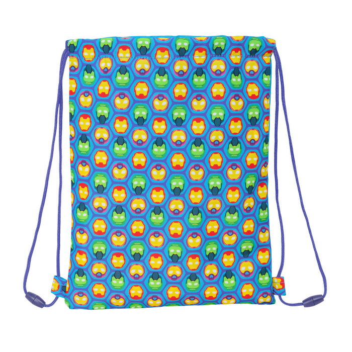 Sac à dos serré par des ficelles Iron Man Multicouleur 26 x 34 x 1 cm