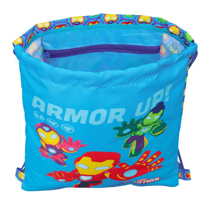 Sac à dos serré par des ficelles Iron Man Multicouleur 26 x 34 x 1 cm Sac à dos serré par des ficelles Iron Man Multicouleur 26 x 34 x 1 cm