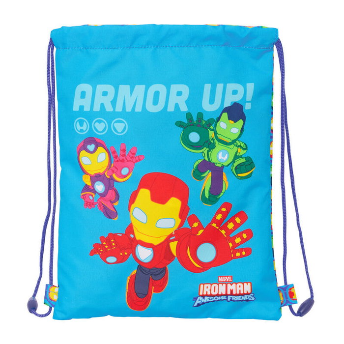 Sac à dos serré par des ficelles Iron Man Multicouleur 26 x 34 x 1 cm Sac à dos serré par des ficelles Iron Man Multicouleur 26 x 34 x 1 cm