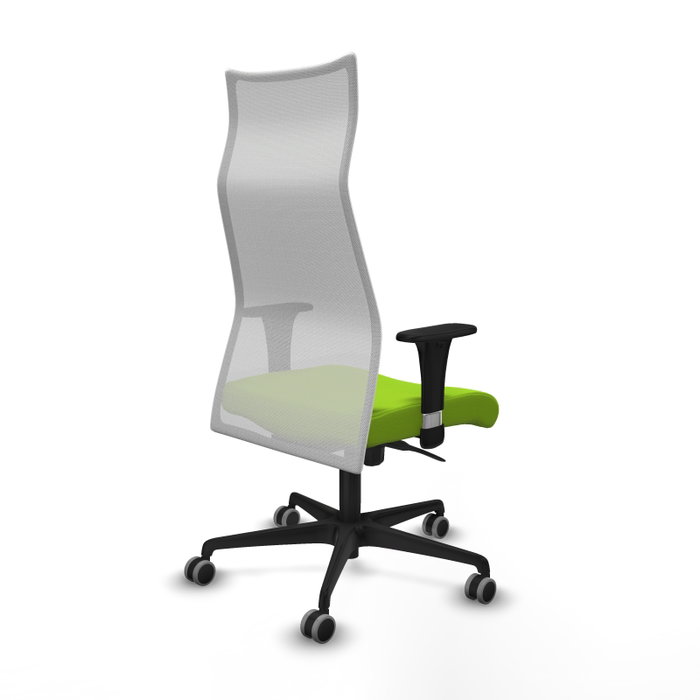 Piqueras y Crespo Chaise de Bureau Albacete Pistache et Blanc