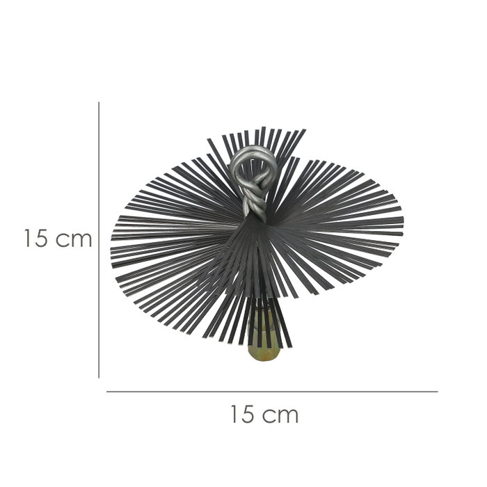 WOLFPACK LINEA PROFESIONAL Brosse de ramonage en acier 150 mm M12