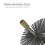 WOLFPACK LINEA PROFESIONAL Brosse de ramonage en acier 150 mm M12