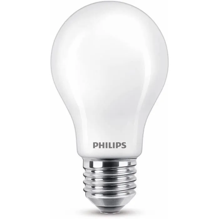 Philips Lot de 3 Ampoules LED E27 A60 7W 806Lm 2700K PH-8719514266759