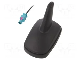 4CARMEDIA Antenne Shark Automobile AM/FM Fakra Noir