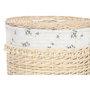 Panier à linge Home ESPRIT Naturel osier Shabby Chic 45 x 45 x 55 cm 3 Pièces