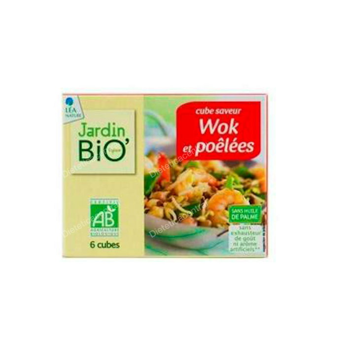 JARDIN BIO Caldo Wok 6 cubitos de 11g BIO JARDIN BIO Caldo Wok 6 cubitos de 11g BIO