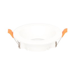 GSC Evolution Anneau fixe rond encastrable Undi anti-éblouissement Blanc
