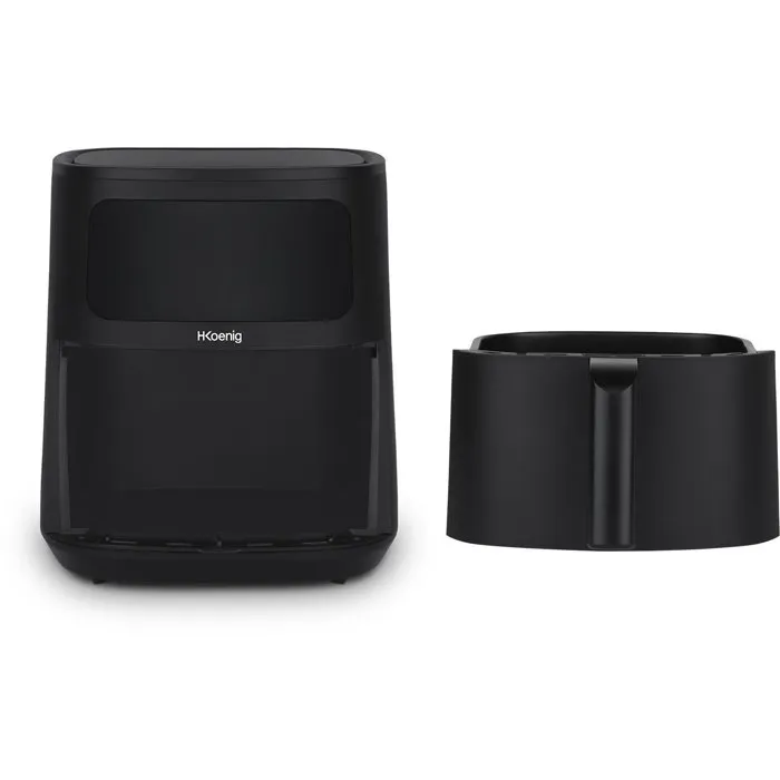 Hkoenig FRY840 Friteuse sans huile - 4L, 1300W, 6 programmes, cuisson saine, écran tactile, température 80-200°C