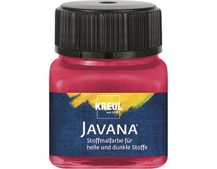Kreul Peinture textile Javana Tex cerise 20ml Kreul Peinture textile Javana Tex cerise 20ml