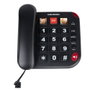 Grundig Senior Téléphone avec Mains Libres et Contacts d'Urgence, 19 x 17,5 x 8 cm