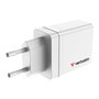 Verbatim - Chargeur mural USB 30W 4 ports - 1 USB-C PD 20W, 1 USB-A QC 3.0, 2 USB-A 10W - Prise fixe EU - Noir
