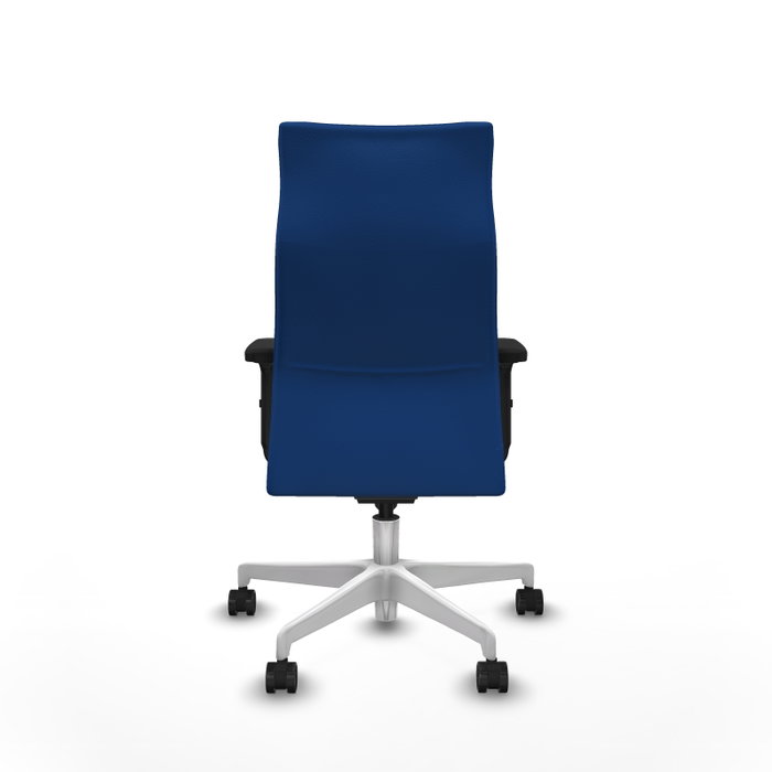 Piqueras Y Crespo Fauteuil Albacete, Similicuir Bleu, Mécanisme Synchrone, Bras 2D