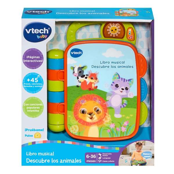 Vtech Mon premier livre musical Descubre los animales