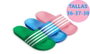 Poessa - Sandale PVC unisexe junior, modèle assorti (rose, bleu, vert), tailles 36/37/38, paquet de 24