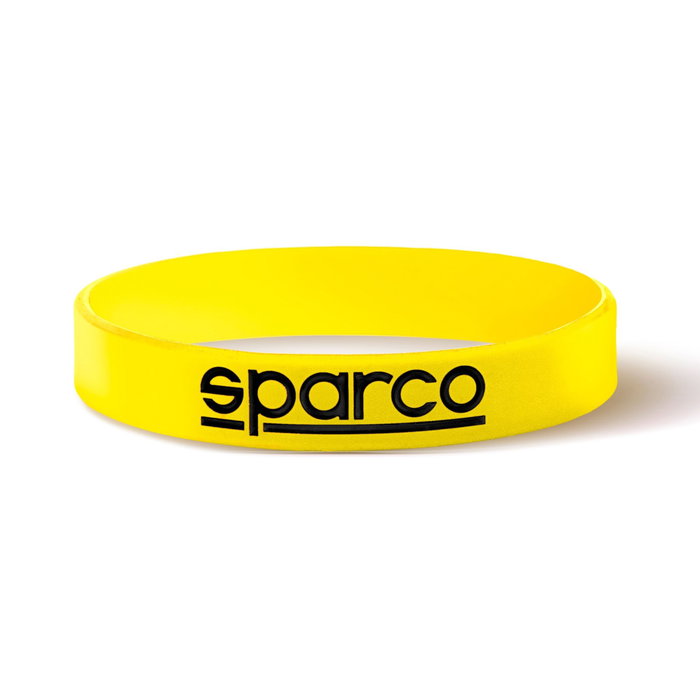 Sparco 10 Bracelets Silicone Jaune Logo S099093GI10
