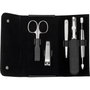 Zwilling Kit de manucure et pédicure 5 pièces avec coupe-ongles, cuir black/silver
