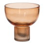 BigBuy Home Vase Marron Verre 15 x 15 x 15 cm