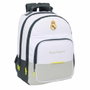 SAC À DOS Real Madrid 2025/2026 42 cm, adaptable aux chariots, 2 grands compartiments, poche bouteille latérale et avant