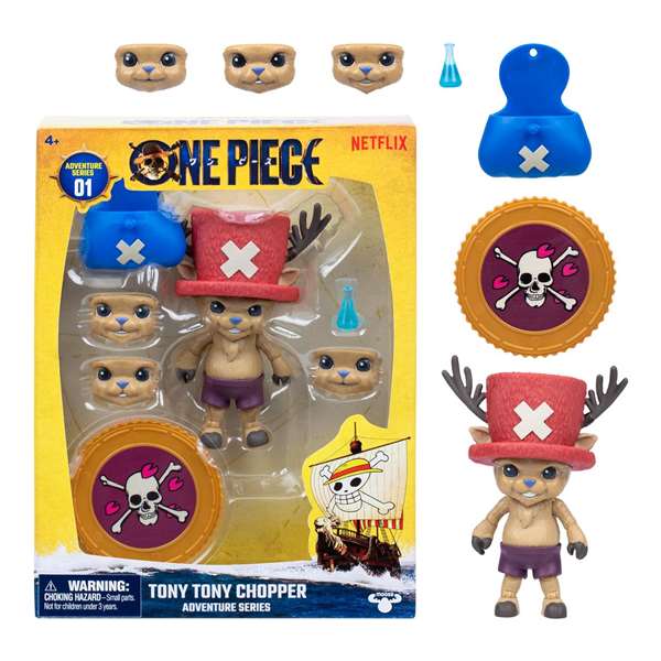 Moose Toys Figurine articulée One Piece Chopper - 15 cm