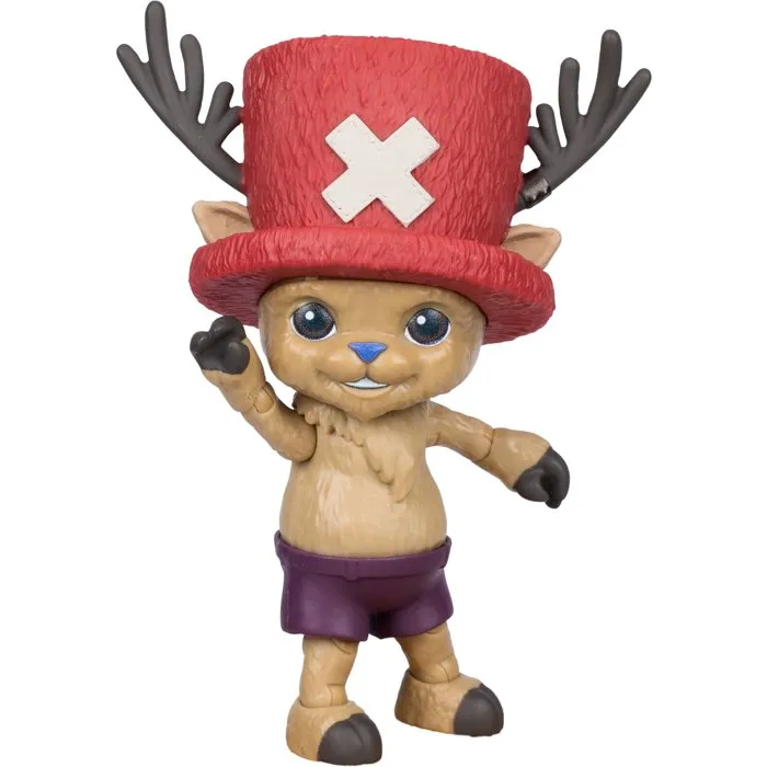 One Piece - Figurine articulée Chopper - Collection One Piece - 15 cm avec 12 points d'articulation et accessoires - Dès 4 ans