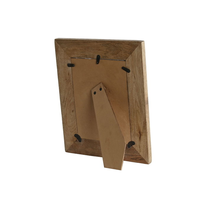 Cadre photo Home ESPRIT Blanc Naturel Nacre noire Bois de manguier Moderne 24 x 2 x 29 cm