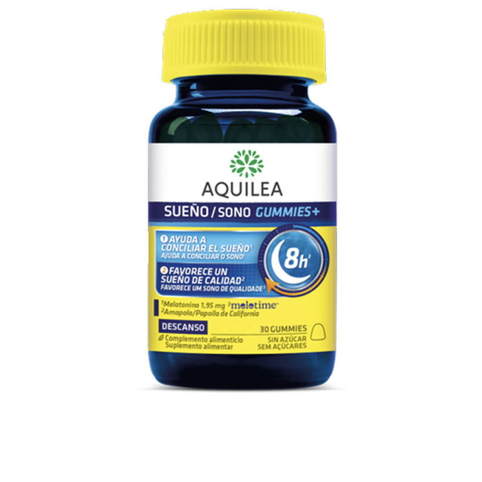 Aquilea Gummies Sommeil Myrtille Sans Sucre - 30 Unités Aquilea Gummies Sommeil Myrtille Sans Sucre - 30 Unités