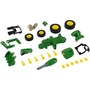 Klein John Deere 3977 - Tracteur à assembler jouet 1/24 avec chargeur frontal et contrepoids - Maquette pour enfant dès 3 ans - Réplique 6215R