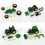 Klein John Deere 3977 - Tracteur à assembler jouet 1/24 avec chargeur frontal et contrepoids - Maquette pour enfant dès 3 ans - Réplique 6215R