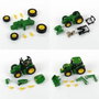 Klein Tracteur à monter John Deere 6215R avec chargeur frontal et contrepoids
