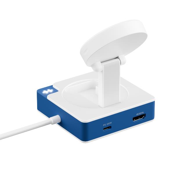 Targus Hub USB-C 7-en-1 HD8100BUGL avec HDMI 4K, Power Delivery 100W et chargeur sans fil 7,5W Targus Hub USB-C 7-en-1 HD8100BUGL avec HDMI 4K, Power Delivery 100W et chargeur sans fil 7,5W