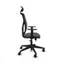 Piqueras Y Crespo Motilla Chaise de bureau Sincro/Traslack Gris/Noir