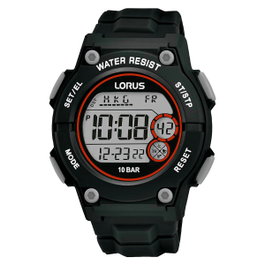 Lorus R2329PX9 - Montre digitale noire pour homme