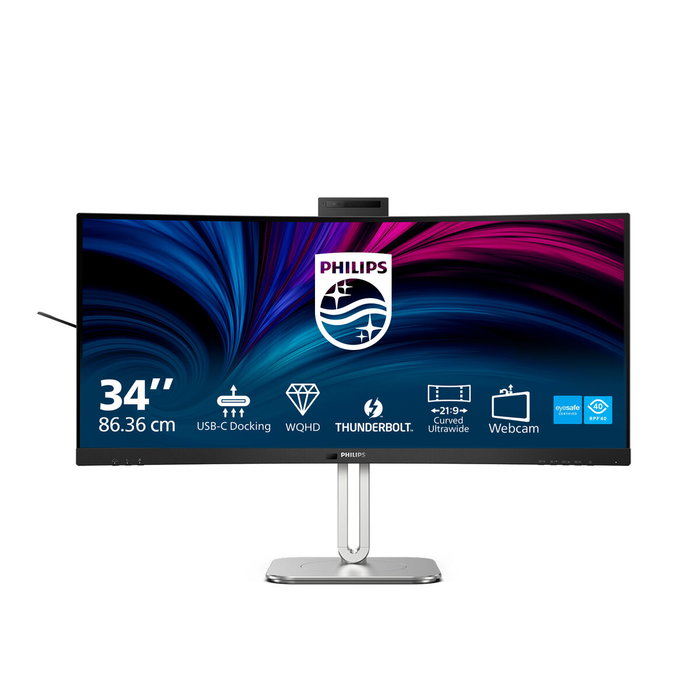 Philips 34B2U6603CH/00 34 pouces Wide Quad HD Incurvé Gris/Noir Philips 34B2U6603CH/00 34 pouces Wide Quad HD Incurvé Gris/Noir