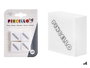 Pincello Set de 4 gommes à effacer blanches 9x13x2 cm (Set de 36)