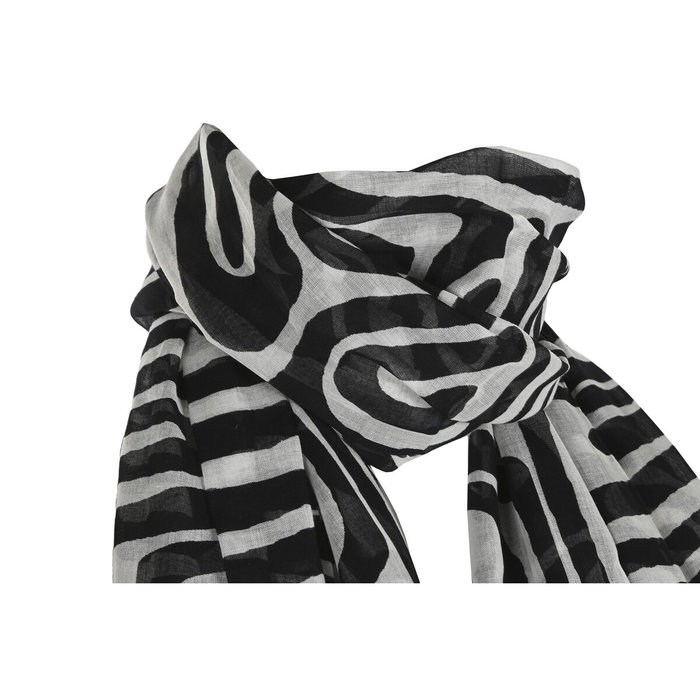 Écharpe Home ESPRIT Beige Multicouleur Corail (3 Unités)