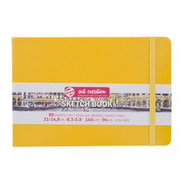 Talens Art Creation Carnet de Croquis Jaune Doré 21 x 14,8 cm