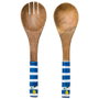 Home Deco Factory Jeu de 2 couverts de service bleu Dolce Vita