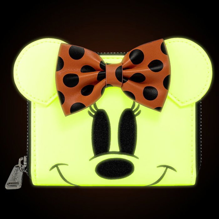 LOUNGEFLY Portefeuille Fantasma Minnie Disney - Billetera - 12x10 cm