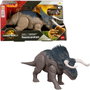 MATTEL Figurine Articulée Jurassic World Nasutoceratops 30 cm avec Rugido et Attaque - Jouet Dinosaure Action +4 ans