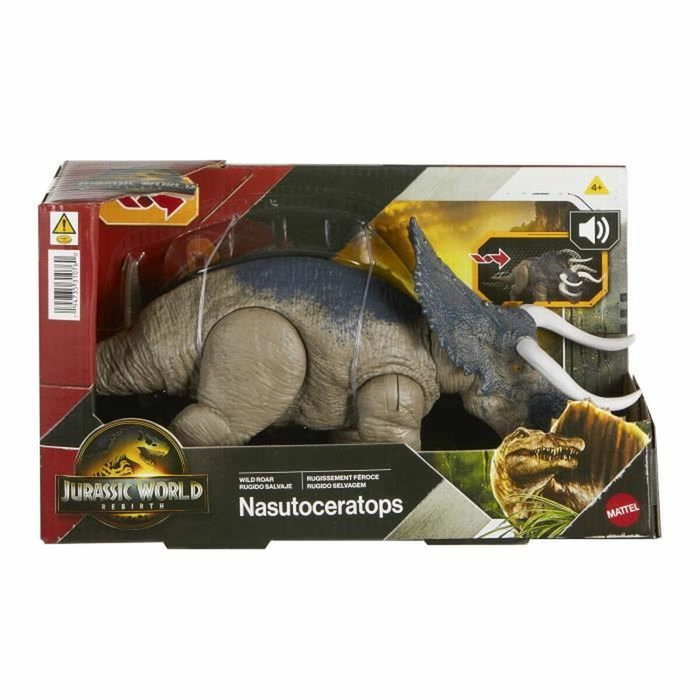 Mattel Nasutoceratops Rugissement Sauvage - Jurassic World