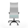 Piqueras Y Crespo Fauteuil Albacete, Turquoise et Blanc