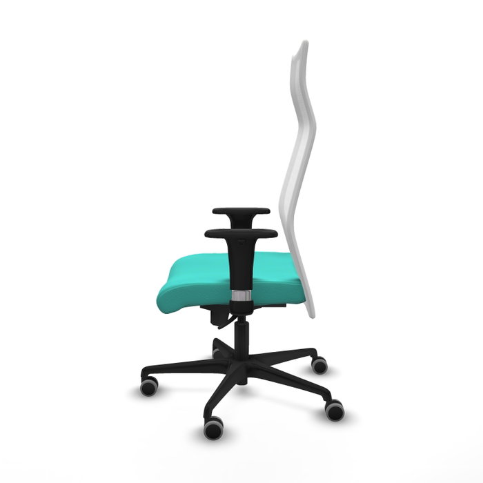 Piqueras Y Crespo Fauteuil Albacete, Turquoise et Blanc