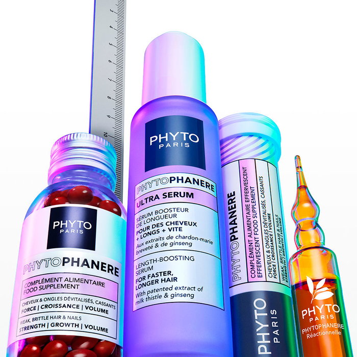 Phyto Paris - Sérum Phytophanere Ultra - 50 ml - Traitement intensif pour la pousse et le renforcement des cheveux - Formule à 97% d'ingrédients naturels