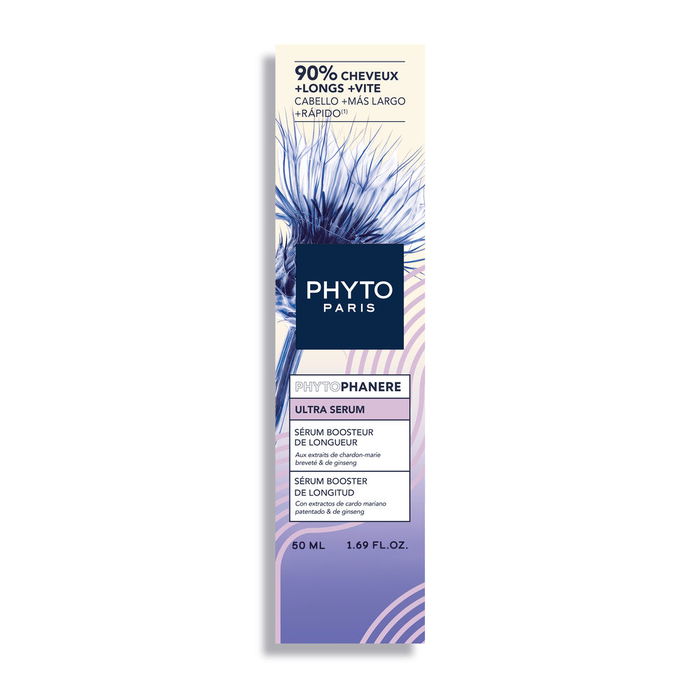 Phyto Paris - Sérum Phytophanere Ultra - 50 ml - Traitement intensif pour la pousse et le renforcement des cheveux - Formule à 97% d'ingrédients naturels